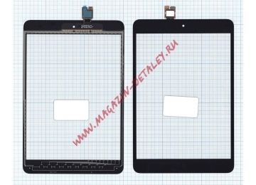 Сенсорное стекло (тачскрин) для Xiaomi MiPad 2 черное