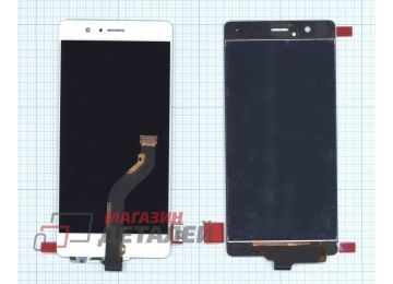 Дисплей (экран) в сборе с тачскрином для Huawei G9 белый