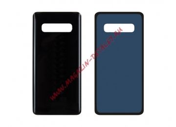 Задняя крышка аккумулятора для Samsung Galaxy S10 Plus G975F черная