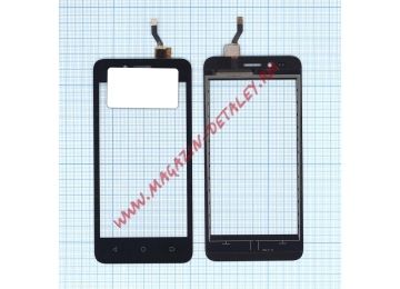 Сенсорное стекло (тачскрин) для Huawei Y3 II 3G D2Y3II 3G черное