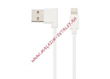 USB кабель HOCO UPL11 L Shape Lightning Charging Cable (L=1M) (белый)