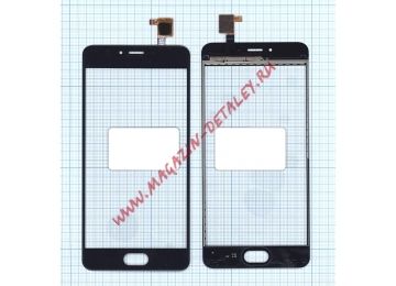 Сенсорное стекло (тачскрин) для Meizu M3s mini черное