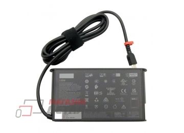 Блок питания (сетевой адаптер) для ноутбуков Lenovo 20V 6.75A 135W Type-C черный с сетевым кабелем