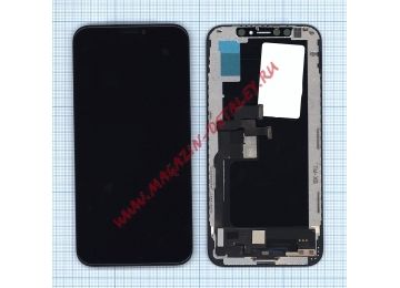 Дисплей (экран) в сборе с тачскрином для iPhone XS (TFT) черный