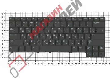 Клавиатура для ноутбука DELL Latitude E4200 черная без подсветки