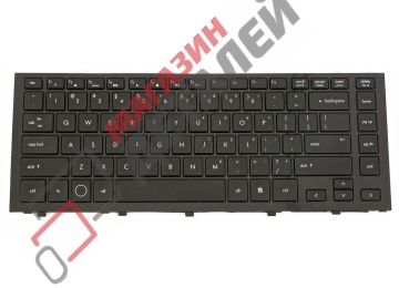 Клавиатура для ноутбука HP Probook 4310S 4311S черная с черной рамкой