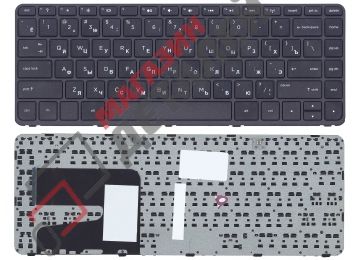 Клавиатура для ноутбука HP Pavilion 14-E черная с рамкой