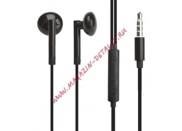 Гарнитура HOCO M53 Exquisite Sound Wired Earphones With Mic (черная)