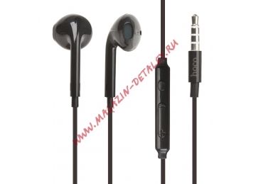 Гарнитура HOCO M55 Memory Sound Wire Control Earphones With Mic (черная)