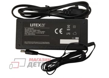 Блок питания (сетевой адаптер) LiteOn для мониторов 12V 4A 48W 5.5x2.5 мм черный, с сетевым кабелем