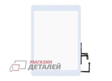 Сенсорное стекло (тачскрин) HC для iPad Air (A1474, A1475) с кнопкой HOME белый