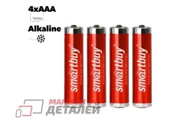 Батарейка алкалиновая Smartbuy LR03 AAA 4шт в пленке