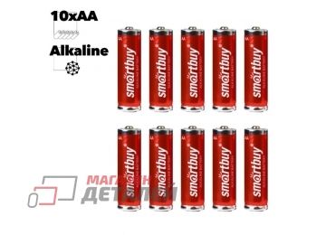Батарейка алкалиновая Smartbuy LR6 AA 10шт в коробке
