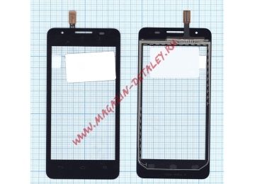 Сенсорное стекло(тачскрин) для Huawei Ascend G525 черный