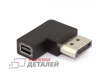 Удлинитель Displayport угловой папа на Mini Displayport мама