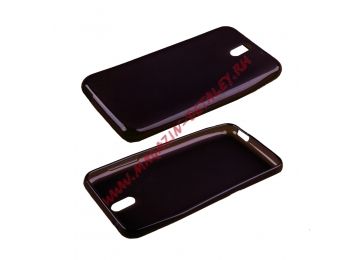 Силиконовый чехол TPU Case для HTC Desire 610 черный, матовый