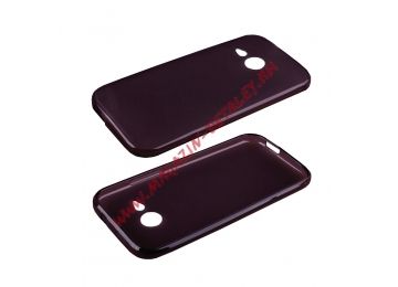 Силиконовый чехол TPU Case для HTC one mini 2 черный, матовый