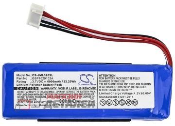 Аккумулятор CameronSino GSP1029102A для акустики Charge 3 2016 3.7V 6000mAh