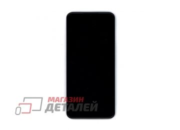 Дисплей (экран) в сборе с тачскрином для Samsung Galaxy A13 SM-A135F черный с рамкой (Premium LCD)