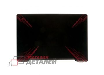 Крышка матрицы 47XKILCJN10 для ноутбука Asus X570UA, X570UB, X570UD черная с красной оконтовкой и шелкографией (с разбора)