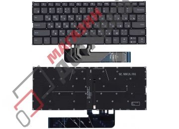 Клавиатура для ноутбука Lenovo IdeaPad 530S-14 C340-14 черная с подсветкой