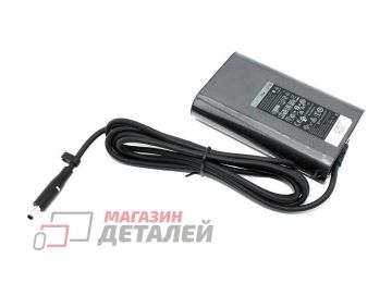 Блок питания (сетевой адаптер) для ноутбуков Dell 19.5V 3.34A 65W 4.5x3.0 мм с иглой черный, с сетевым кабелем Premium
