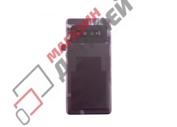 Задняя крышка аккумулятора для Samsung Galaxy S10 Plus G975 черная