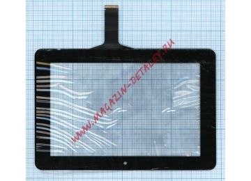 Сенсорное стекло (тачскрин) FPC659DR-04 черный