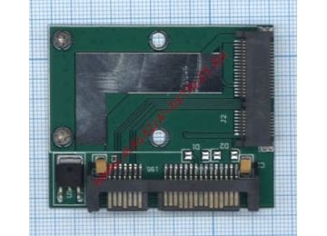 Переходник SSD mSATA на SATA компактный half size