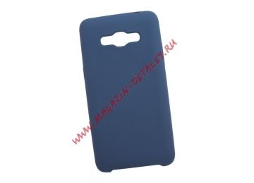 Силиконовый чехол для Samsung Galaxy J2 Prime Silicon Cover синий, коробка