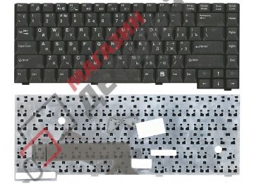 Клавиатура для ноутбука Fujitsu-Siemens Amilo M1437 M1439 M1451 черная