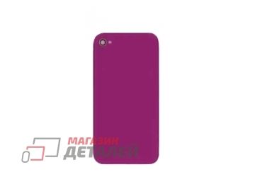 Задняя крышка аккумулятора для iPhone 4/4s фиолетовая