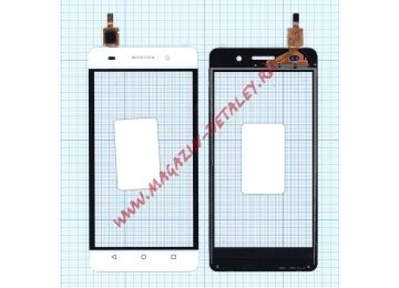Сенсорное стекло (тачскрин) для Huawei Honor 4C белое