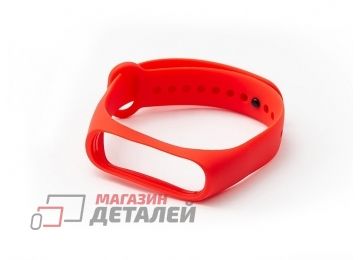 Ремешок для Xiaomi Band 3, 4 Sport силикон (красный)