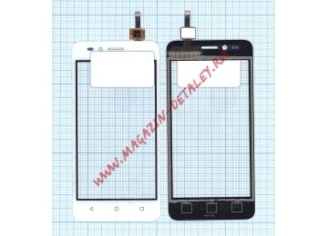 Сенсорное стекло (тачскрин) для Huawei Y3II 4G (D2Y3II 4G) белое