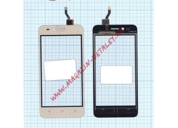 Сенсорное стекло (тачскрин) для Huawei Y3II 4G (D2Y3II 4G) золотое