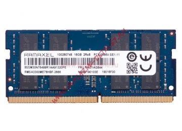 Оперативная память для ноутбука (SODIMM) 16Gb RAMAXEL  2Rx8 PC4-2666V