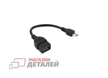 Переходник VIXION CAB46 OTG (F) - MicroUSB (M) (черный)