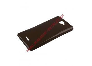 Силиконовый чехол для Lenovo S856 TPU Case, черный матовый