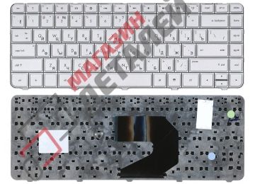 Клавиатура для ноутбука HP Pavilion G4 G4-1000 G6 G6-1000 CQ43 серебристая