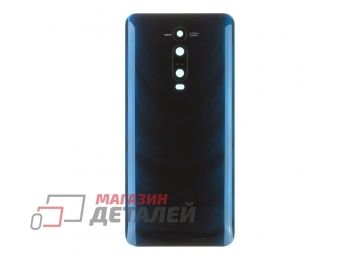 Задняя крышка для Xiaomi Mi 9T, 9T Pro со стеклом камеры (синий)