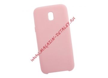 Силиконовый чехол для Samsung Galaxy J5 2017 Silicon Cover розовый, коробка