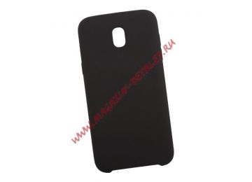 Силиконовый чехол для Samsung Galaxy J5 2017 Silicon Cover черный, коробка