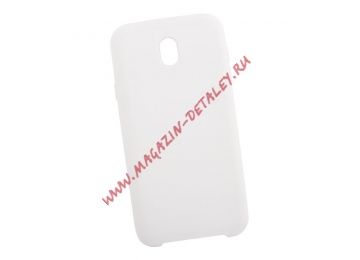 Силиконовый чехол для Samsung Galaxy J7 2017 Silicon Cover белый, коробка