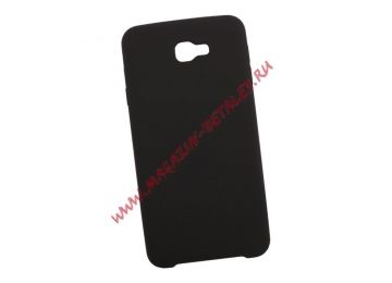 Силиконовый чехол для Samsung Galaxy J7 Prime Silicon Cover черный, коробка