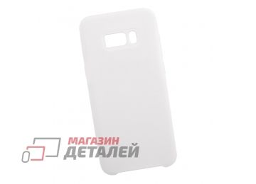 Силиконовый чехол для Samsung Galaxy S8 Silicon Cover белый, коробка