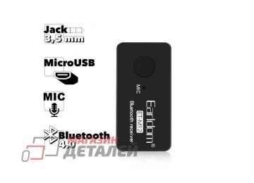 USB ресивер Earldom ET-M12 BT 4.0 MicroUSB, 3.5 мм со встроенным микрофоном (черный)