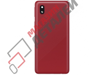 Задняя крышка аккумулятора для для Samsung Galaxy A01 Core SM-A013F, красная