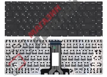 Клавиатура для ноутбука HP 240 G6 245 G6 246 G6 черная без рамки