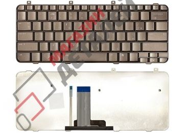 Клавиатура для ноутбука HP Pavilion dv3-1000 dv3z-1000 бронзовая с подсветкой
